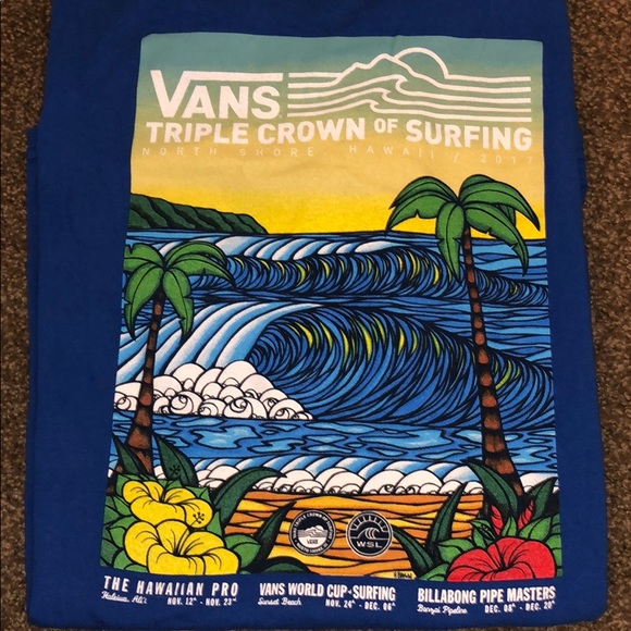vans triple crown of surfing shirt